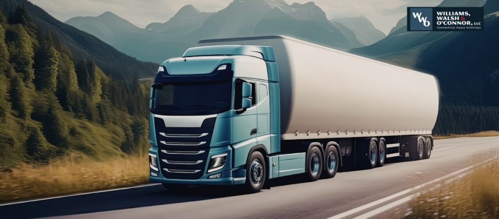 How can you drive safely around large trucks?-image